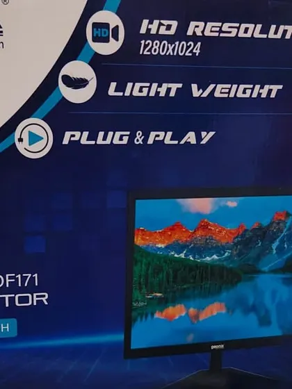 A Geonix 17 inch PC monitor, another option for viewing CCTV feeds.