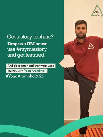 Manoj's practice is a reminder that yoga is a journey of finding balance and purpose. We invite you to join him and many others at Yoga Arambha.