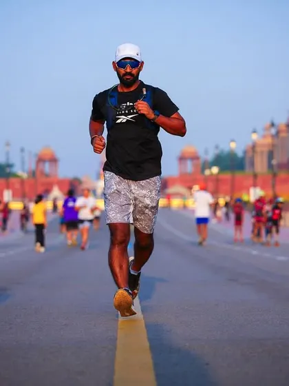 Running down the center line, owning the road. Our group runs are about finding your rhythm and pushing your limits in a supportive environment.
