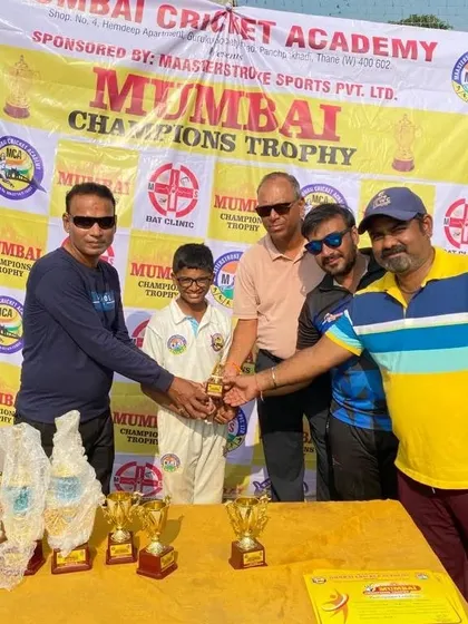 Rijul Harne awarded 'Best Wicket-keeper' at the Mumbai Champions Trophy. Fielding and keeping are crucial to winning matches.
