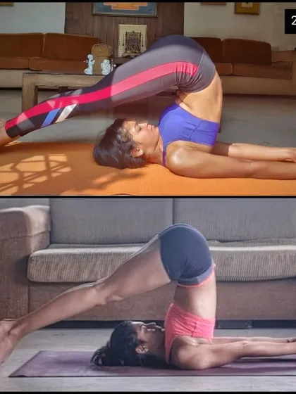 It took me three years to refine my Plough Pose (Halasana). The difference between 2018 and 2021 isn't just physical; it's a deeper understanding of core engagement, spinal length, and breath awareness.