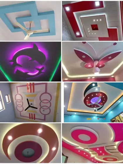 This collage showcases a variety of fun designs for kids, including dolphins, butterflies, and colorful geometric shapes. Whatever your child imagines, I can create it.