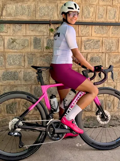 A happy moment with my new bike, Phlox. Ready to hit the road and create new memories.