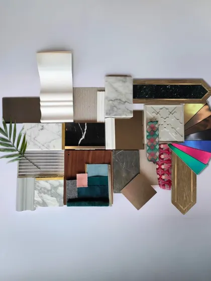 The material palette is where a concept becomes tangible. For the Soaltee Hotel, we curated a selection of marbles, metals, woods, and textiles that balance modern luxury with references to local craftsmanship and the natural environment of Nepal.