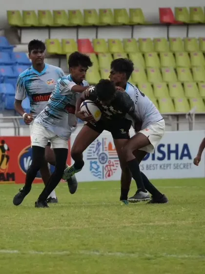 Action from the West Bengal U18s National Championships in Pune. It's fantastic to see a team full of players from community rugby programs competing at such a high level.
