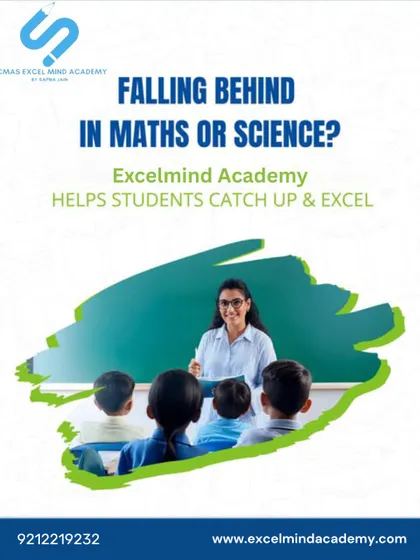Is your child falling behind in Maths or Science? Our academy helps students catch up and excel through personalized attention and expert tutors who make learning effective.