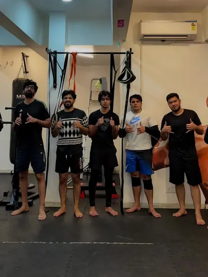 The grappling squad after a solid night of training. This is the core of our jiu-jitsu program, a group of dedicated individuals committed to the art.