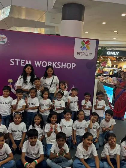 A group photo capturing the energy of our young performers. Events like these are fantastic for building confidence and creating lasting memories for the kids.