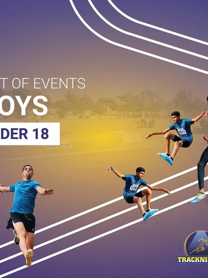 Introducing the Boys U-18 category at TrackNights, a showcase of youth athleticism.