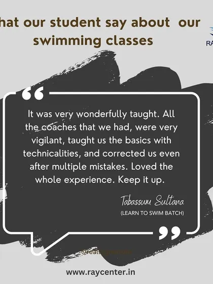 I believe in a technical but fun approach. It's wonderful to hear feedback like this from my students, confirming that my coaches and I are delivering a great experience.