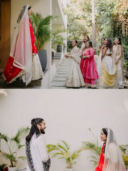 The emotional 'first look' between the bride and groom, and the bride's reveal to her excited bridesmaids. We capture these unscripted reactions that tell a beautiful story.