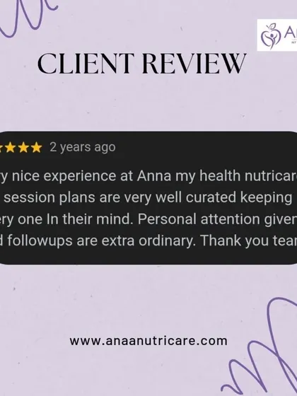 Personal attention and consistent follow-ups are central to my practice. This client review emphasizes how our well-curated session plans are designed with each individual's needs in mind.