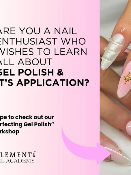 Are you a nail enthusiast who wants to learn all about gel polish? Swipe to check out our 'Perfecting Gel Polish' workshop.