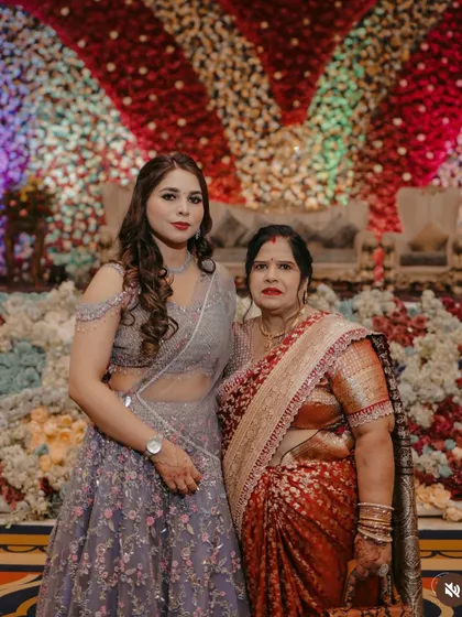 Another beautiful mother-daughter duo. I styled both for a reception, using age-appropriate techniques to ensure both felt comfortable and looked their best.