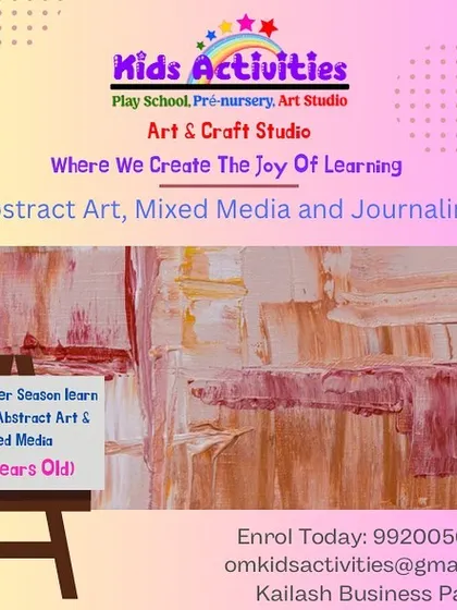 This summer, we invite kids aged 7-14 to learn all about Abstract Art and Mixed Media. We also offer journaling sessions to encourage self-expression through both words and visuals. These classes are available for moms too.