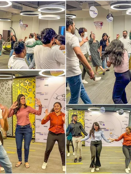 Another look at our corporate flashmobs. We believe that winning in the workplace starts with a happy and engaged team, and we're here to help with that.