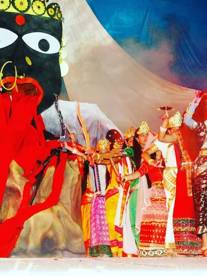 A powerful cultural dance performance on stage during a corporate event. I work with talented artist troupes to bring authentic and engaging entertainment that aligns with your event's theme.