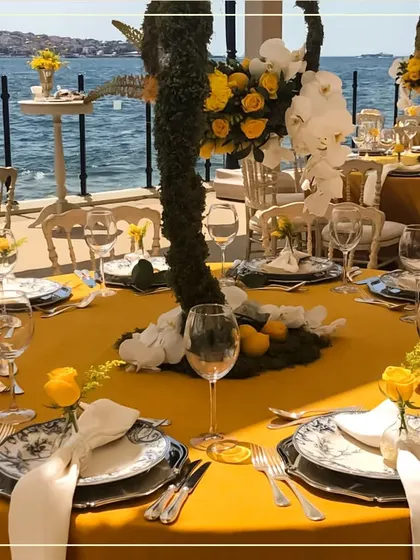 A breathtaking seaside wedding reception we catered, where the menu was as stunning as the ocean view. This is how we bring destination wedding dreams to life, with elegant tablescapes and flawless service against a magnificent backdrop.