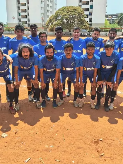 The team photo before our first game of the season against VPS FC. Ready to give our all on the pitch.