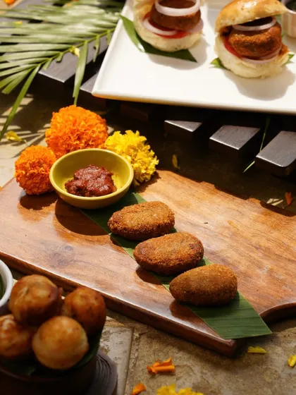 For Easter, I bring the bold flavors of Kerala's Syrian Christian kitchens to your home. This spread includes savory cutlets and other traditional snacks that are perfect for starting your festive meal.