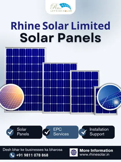 As India's trusted solar partner, we provide solar panels, EPC services, and installation support. We are the trusted choice for businesses across the country.