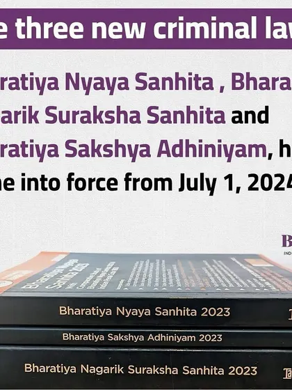 The three new criminal laws, including the Bharatiya Nyaya Sanhita (BNS), have come into force. Staying updated with these changes is essential for my practice and for providing the best defense to my clients.
