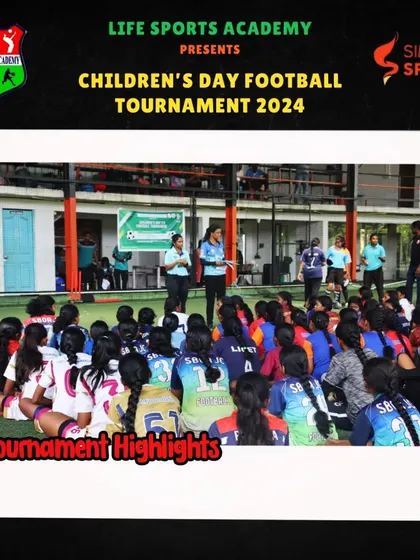 Highlights from the Children's Day Football Tournament. The event was filled with energy, talent, and the pure joy of the game, bringing together young athletes for a day of healthy competition.