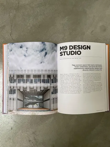 The introductory page for my studio in the book "Architectures of Transition." It was humbling to be included among 41 young design studios shaping the future of architecture in the region.