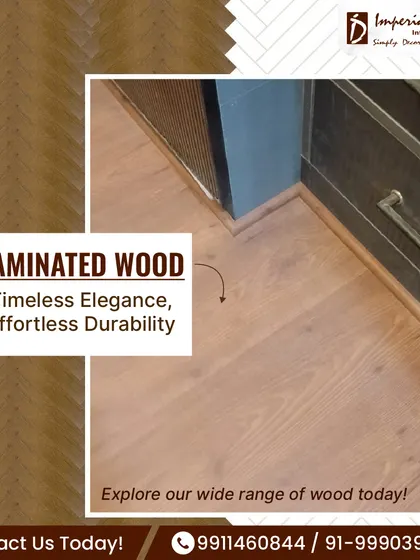 Our laminated wood offers timeless elegance and effortless durability. It's a strong, long-lasting, and affordable choice for any room in your home. The simple installation process means you can enjoy your new floors sooner.