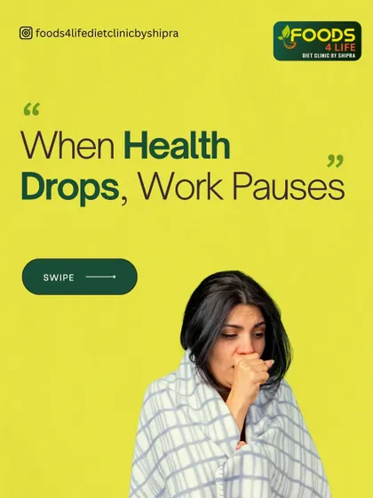 When health drops, work pauses. This series reminds us not to wait until we are sick to prioritize our well-being.
