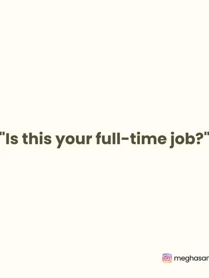 "Is this your full-time job?" Yes, for many of us, dance is a serious profession that requires full-time dedication, just like any other career.
