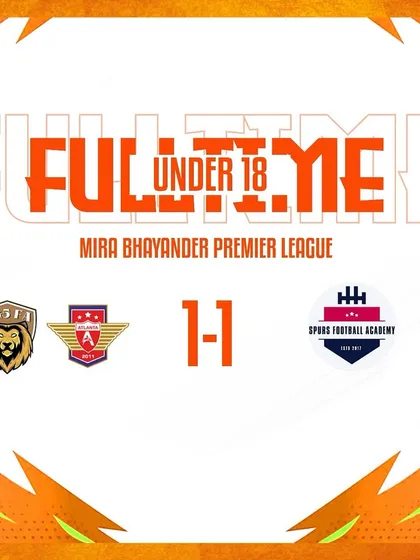 Our U18s battled hard for a 1-1 draw, showing resilience and a great team spirit.
