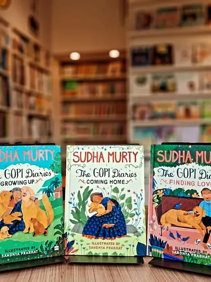 The complete 'Gopi Diaries' series by Sudha Murty, telling the heartwarming story of a dog's life from his own perspective.