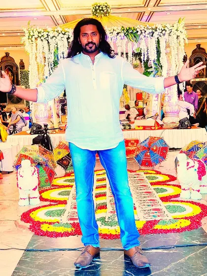 A photo from a wedding event. I believe in always smiling and spreading positivity wherever I go.