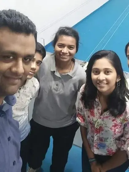 Our founder Shimon Sharif with Mehuli Ghosh, congratulating her on winning a Silver medal in the Women's 10m Air Rifle Team event at the Asian Games.