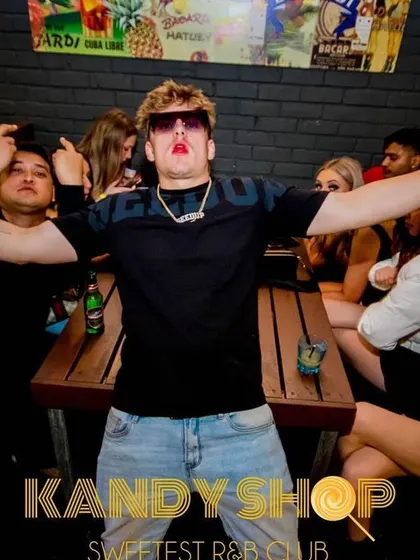 A partygoer living their best life at one of my university gigs. The energy and enthusiasm from the student crowd is always contagious.