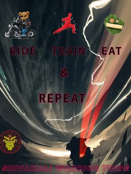 The emblem of our tribe. Ride, Train, Eat, Repeat. It's a lifestyle.
