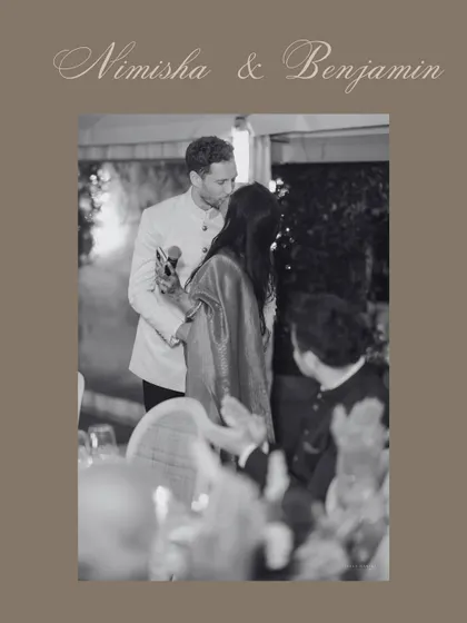 A tender kiss during the speeches. These are the unscripted, emotional moments that I cherish capturing, telling the story of your love through candid interactions.