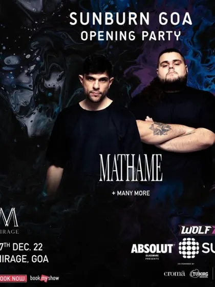 Another look at the Sunburn Goa opening party with Mathame. Being part of these massive events is what drives me to keep pushing my sound forward.