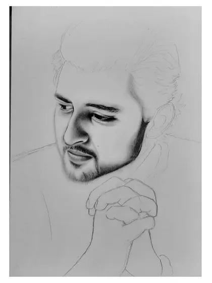 Follow the 96-hour creation of my Darshan Raval portrait. These images show how I build the hair, face, and hands, layer by layer, to achieve a realistic look.