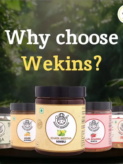 Why choose Wekins? Because I offer authentic, homemade taste using grandma's secret recipes and natural preservation methods for a nostalgic flavor.