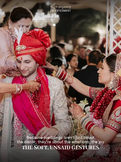 Weddings are not just about the decor, but about the soft, unsaid gestures. A mother's touch, a sister's help, these are the moments that truly define the day.