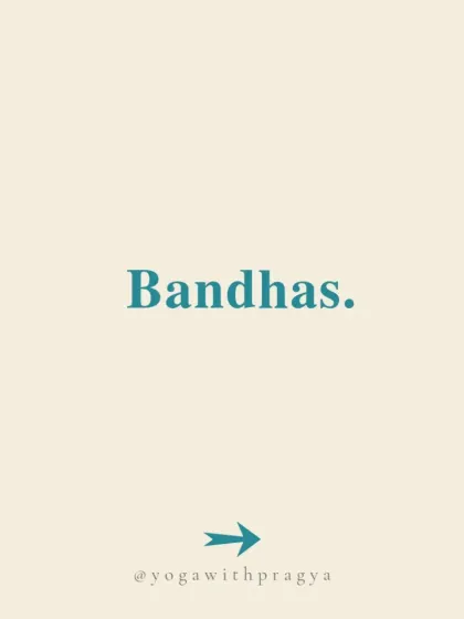 An informational post about avoiding Bandhas during pregnancy. Listening to your body is key.