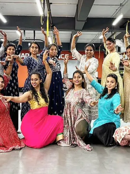 A group photo from one of our popular semi-classical workshops. It's a wonderful opportunity for students to explore a different style of dance in a fun, focused session.