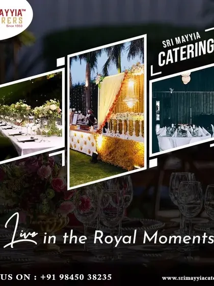 We help you live in the royal moments. This collage showcases our versatile and grand setups, perfect for making any event feel majestic.