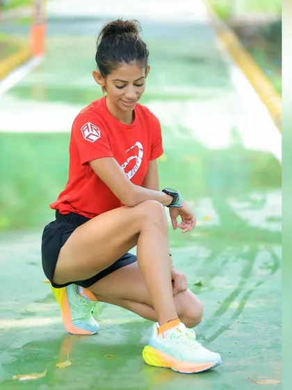 Another shot from the ASICS photoshoot. Feeling strong, colorful, and propelled forward.