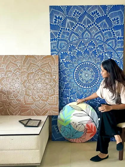 Crafting stories through art. A moment of reflection with some of my recent creations in different styles and color palettes.