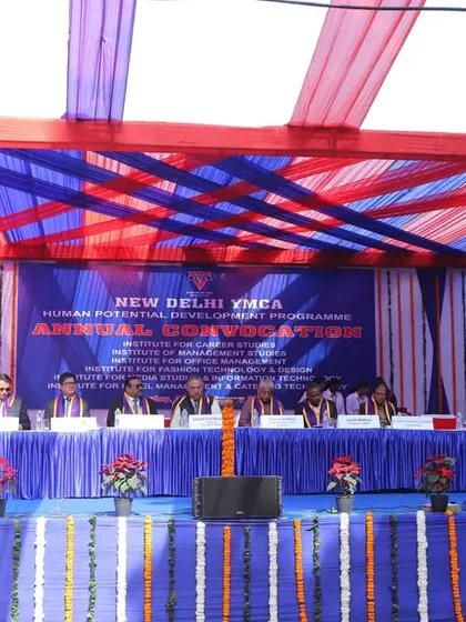 The stage is set for the Annual Convocation, with our leadership and chief guest ready to address the graduating class of 2023-24.