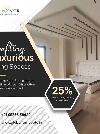 An early booking offer for our services in crafting luxurious living spaces.