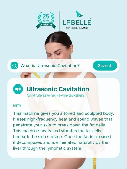 This is how we achieve a toned and sculpted body without surgery. Ultrasonic Cavitation uses high-frequency sound waves to break down fat cells, which are then naturally eliminated by your body.